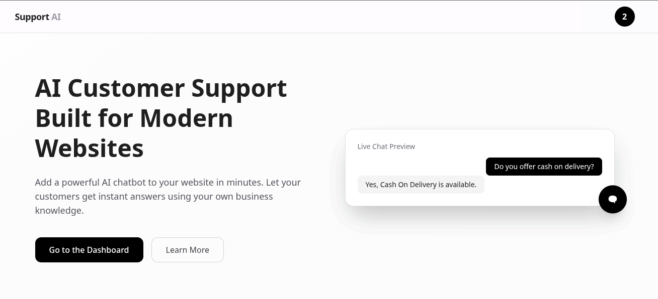 AI-Powered Customer Support Chat System with Next.js & Gemini API